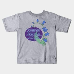 John Keats Bluebells Kids T-Shirt